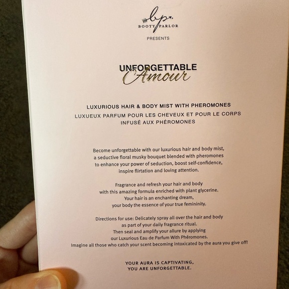 NWT sealed Unforgettable Amour Eau de 
Parfum - Pheromone Perfume - Picture 5 of 7